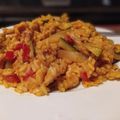 El cooksnap de Zaida TC @alquimiasfood cuando hizo Arroz con alcachofas y secreto ibérico.