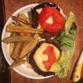 El cooksnap de Juan Fco cuando hizo Hamburguesa Casera.