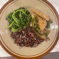 Cooksnap dari Nada Haroen untuk resep Sigeumchi-namul atau Bayam ala Banchan (side dish Korea)