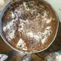 El cooksnap de Florencia cuando hizo Bizcochuelo marmolado.