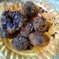 Cooksnap dari nina nina untuk resep Bola ubi ungu coklat lumer