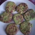 El cooksnap de Quim cuando hizo Hamburguesas de brócoli y ajos tiernos.