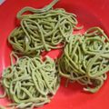 Cooksnap dari Fitriannisa untuk resep Mie Bayam Homemade NO MSG.Aman untuk MPASI dan Anak anak