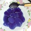 Cooksnap dari Putri Prasetyasari untuk resep Manisan Kolang Kaling Bunga Telang