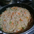 El cooksnap de Bruno Ríos cuando hizo Risoto de arroz con verduras.