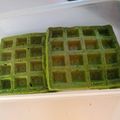 El cooksnap de Maar Roldan cuando hizo Waffle fit de espinaca. Fast food saludable y delicioso!.