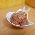 El cooksnap de Salma cuando hizo Hummus de alubias rojas y pimiento asado.