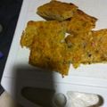 El cooksnap de Susana Araujo cuando hizo Fainá súper suave de zapallitos.
