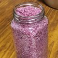 El cooksnap de Sebas Kunz cuando hizo Sal al Malbec aprovechando resto de botella 🍷🧂 Sal saborizada con vino tinto y de aprovechamiento ♻️.