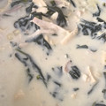 El cooksnap de carlos jimenez z cuando hizo Pollo en crema con espinacas y elote.