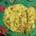 El cooksnap de Sheila🌼💐 cuando hizo Arroz con Pollo al Azafrán.