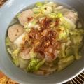 Cooksnap dari rina trias untuk resep Bening Bakso Tahu Sawi Putih