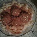 El cooksnap de Patry cuando hizo Albóndigas con salsa roja.