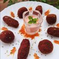 Payal Thakur's cooksnap of when they made Beetroot Triangles.