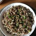 Cooksnap của Khoẳng Cách khi họ làm theo món Thịt băm rang cháy cạnh