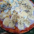 El cooksnap de Rosana Sar cuando hizo Pizza de harina integral. Súper fácil.