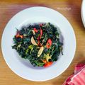Cooksnap dari Mita.W#MommyFayzel# untuk resep Tumis Daun Singkong Saus Tiram