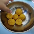 Peach Chao 的 氣炸地瓜球 cooksnap