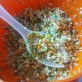El cooksnap de Celina Calvario cuando hizo Ceviche de pescado cocido.