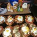 El cooksnap de Miguel Angel cuando hizo Milanesa napolitana.