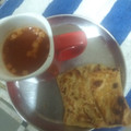 kruti buch का कुकस्नैप जब उन्होंने चीज़ वैजी पराठा (Cheese Veggies Paratha recipe in Hindi) बनाया था।