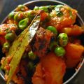 Suchitra S(Radhika S)'s cooksnap of when they made Aloo Matar Dry Sabji.