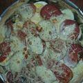 El cooksnap de Luis martinez cuando hizo Tarta de berenjenas y tomates.
