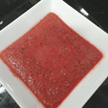 El cooksnap de Becky cuando hizo Gazpacho de Cerezas con Queso fresco de Cabra.