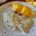 Cooksnap Cempaka Putih semasa beliau membuat Pulut Durian Lemak Manis.