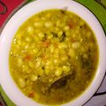 El cooksnap de Nicole cuando hizo Porotos granados.