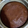 El cooksnap de color PicsArt cuando hizo Brownie con cocoa y sin manteca 🥧🥧.