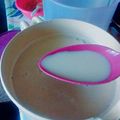 El cooksnap de selenita cuando hizo Agua de avena (dorada).