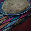 El cooksnap de jorgelina lujan churin cuando hizo Budín de Pan: receta de la Abuela con banana y pasas de uva.