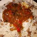 Umman Amir And Minaal 🎂🍜🍝's cooksnap of when they made Rice and beans with stew.
