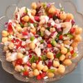 El cooksnap de Pedro S. Rguez. Rguez. cuando hizo Ensalada de garbanzos con migas de bacalao.
