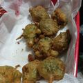 El cooksnap de Yurimi cuando hizo Buñuelos de queso, lechuga y cebolla.