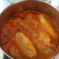 El cooksnap de Mariselala Lara Leyva cuando hizo Chiles rellenos de queso en caldillo😋😋.