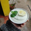 El cooksnap de Romi FV cuando hizo Grez• Yogurt tipo griego de limón 🍋.