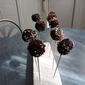 El cooksnap de Tere cuando hizo Cakepops con chocolate.