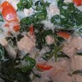 Cooksnap dari Jumaila untuk resep Sayur Bobor Kangkung Tempe #Dandelion