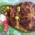 Mara's cooksnap of when they made Burger vegetali (100% veg).