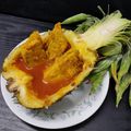 Ruby Bose's cooksnap of when they made পাইন এ্যাপেল চিকেন (pineapple chicken recipe in Bengali).