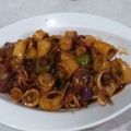 Cooksnap dari Tati Noerh untuk resep Tumis Cumi Asin Pedas