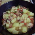 El cooksnap de Mery cuando hizo Guiso de pulpo🐙🍜.