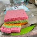 Cooksnap dari queenphie untuk resep 234. Bolu Kukus Santan Pelangi