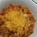 Ed's cooksnap of when they made Spicy Taco Skillet.