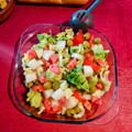 El cooksnap de Pablo Beteta Valero cuando hizo Ensalada de melón, pepino y tomate.
