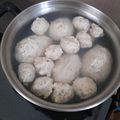 Cooksnap dari Mom Ina's Kitchen untuk resep Bakso Ayam No Tepung (debm /keto)