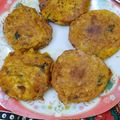 Farzana Memon 's cooksnap of when they made Potato chicken Cutlets.