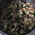 El cooksnap de Paulette cuando hizo Zapallo italiano con pollo y champiñón.